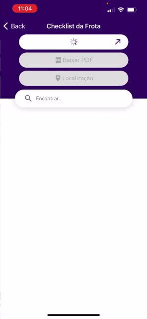 Aba de parciais com checklist em andamento para retomar
